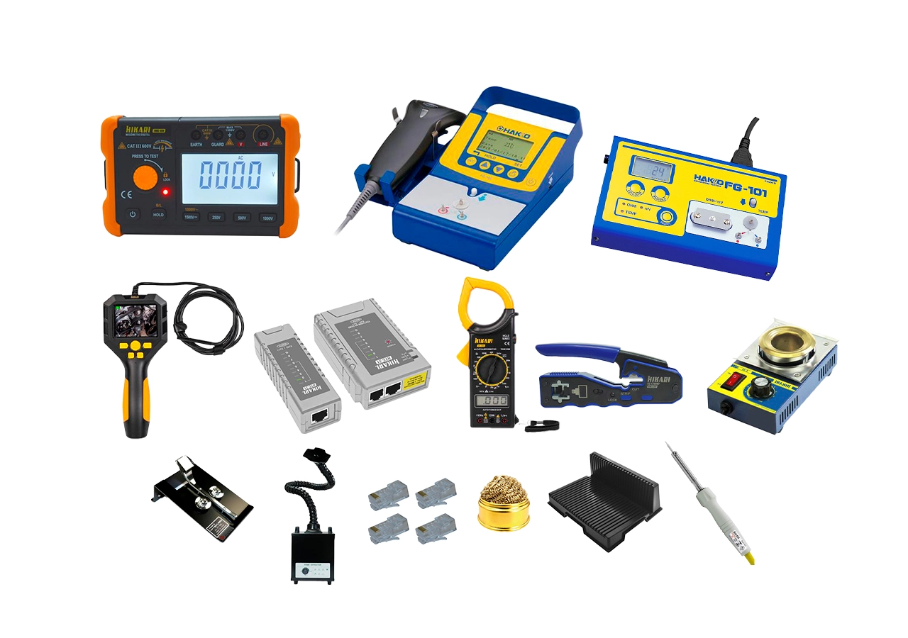 Produtos Hikari dispostos na imagem.